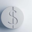 Dollar sign on a tablet